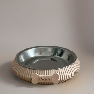 happy woef hondenbowl been smal