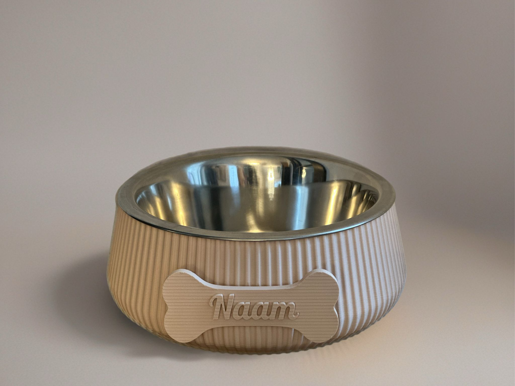 happy woef hondenbowl been medium