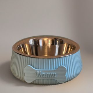 happy woef hondenbowl been medium