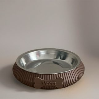 happy woef hondenbowl been smal