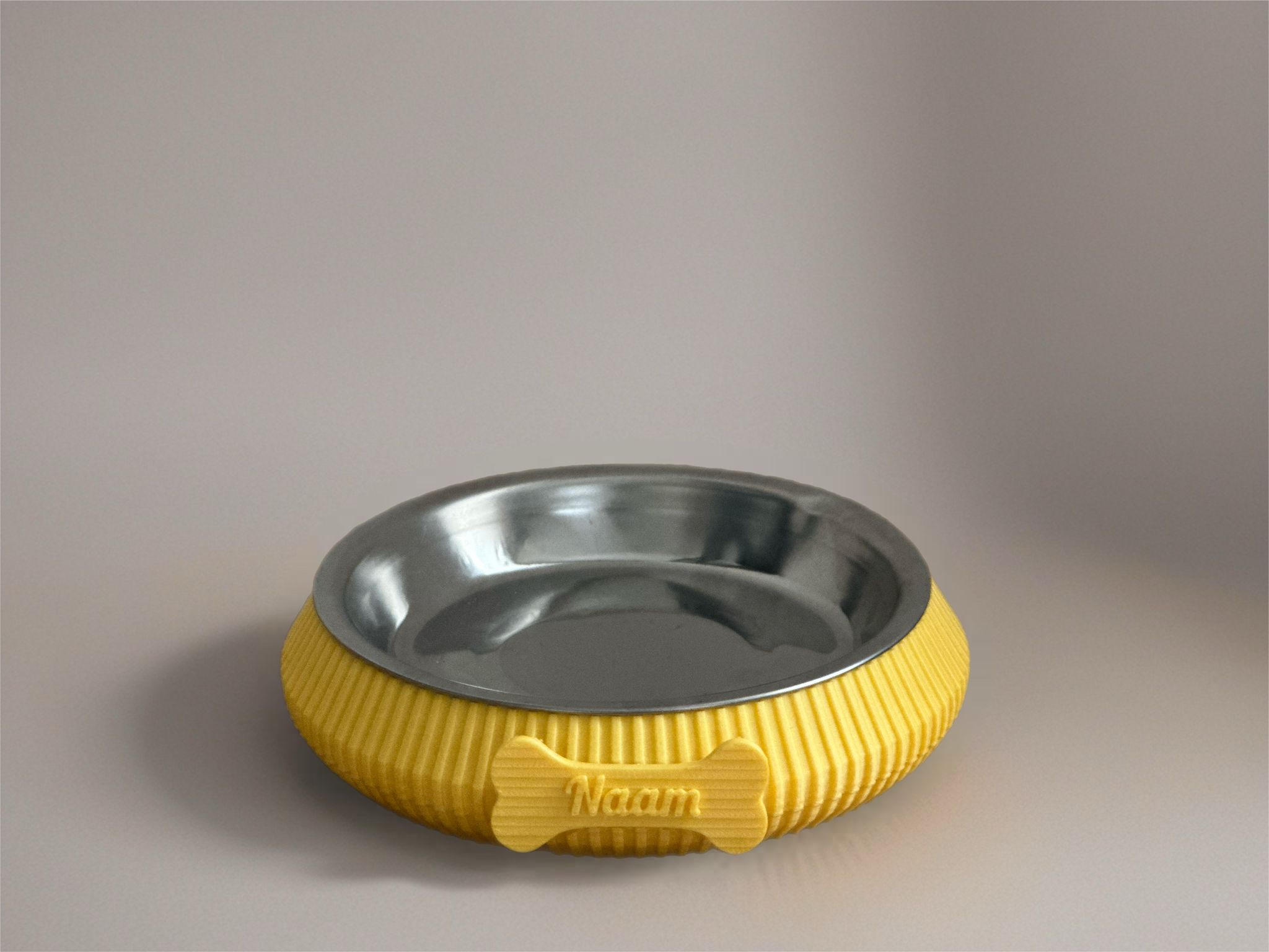 happy woef hondenbowl been smal