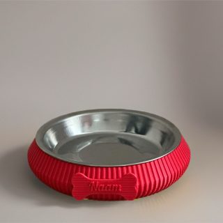 happy woef hondenbowl been smal