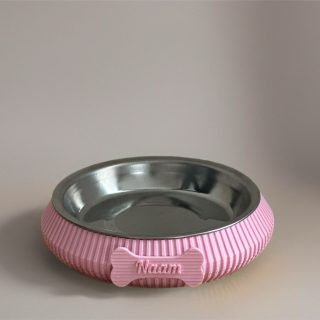 happy woef hondenbowl been smal