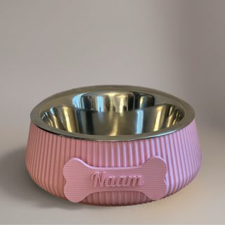 happy woef hondenbowl been medium