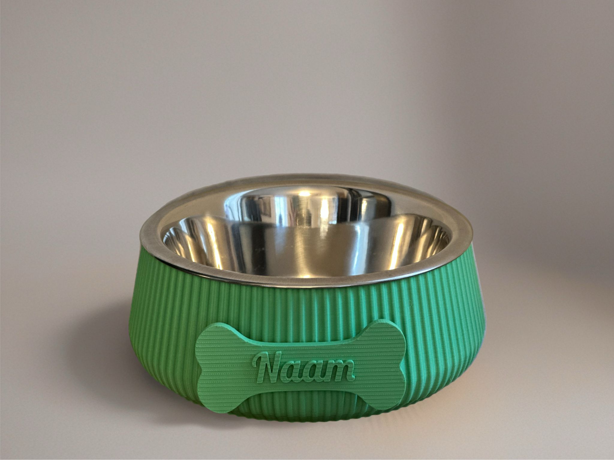 happy woef hondenbowl been medium