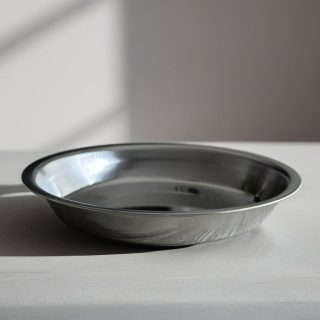 Rvs honden kom - smal