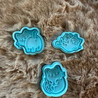 Koekjesvormen - Speelse katten