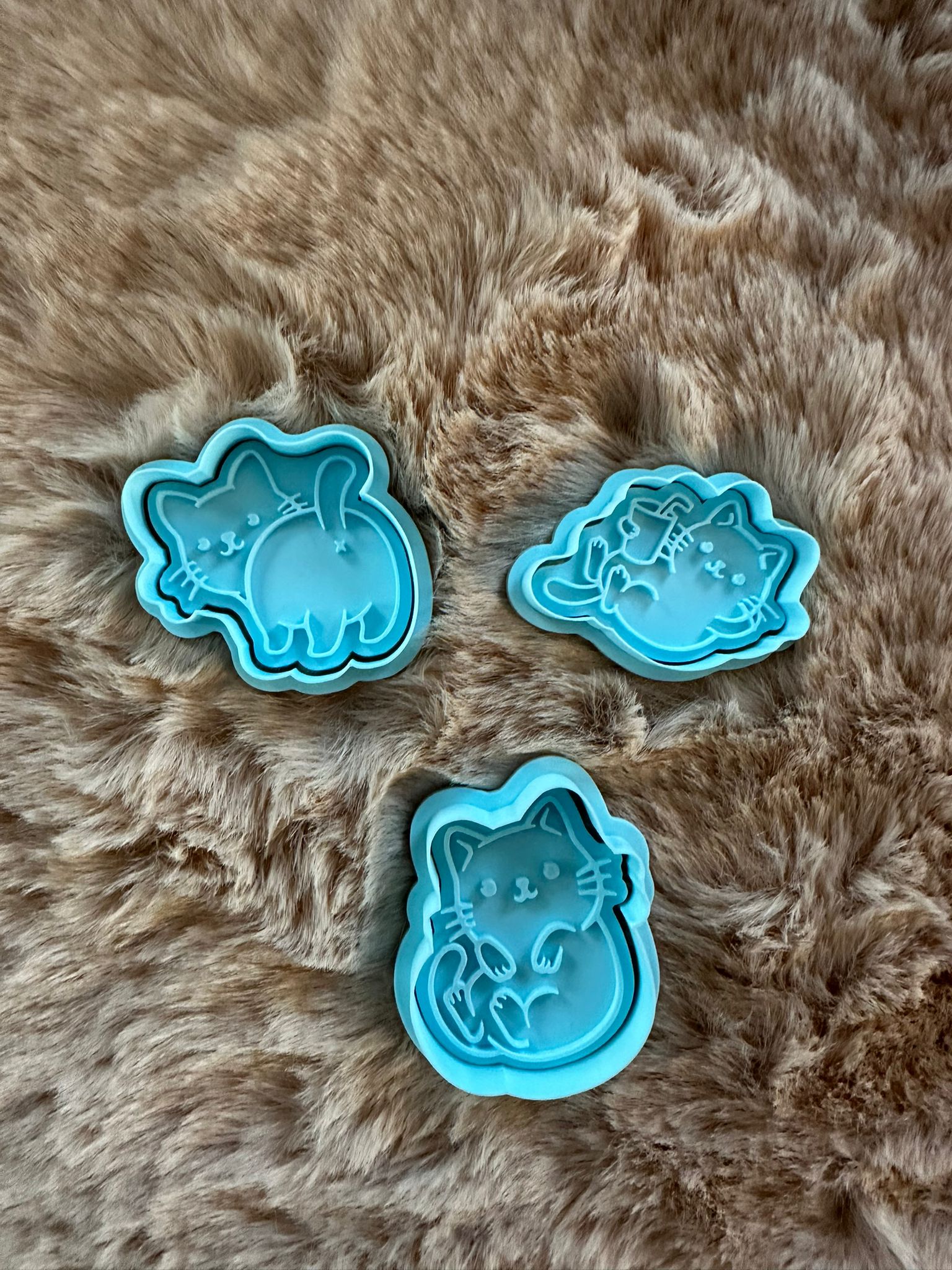 Koekjesvormen - Speelse katten