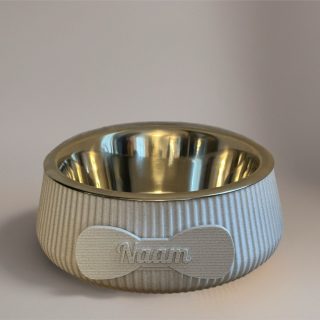 happy woef hondenbowl strik medium