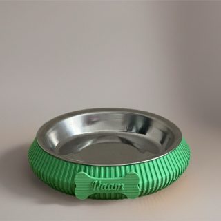 happy woef hondenbowl been smal