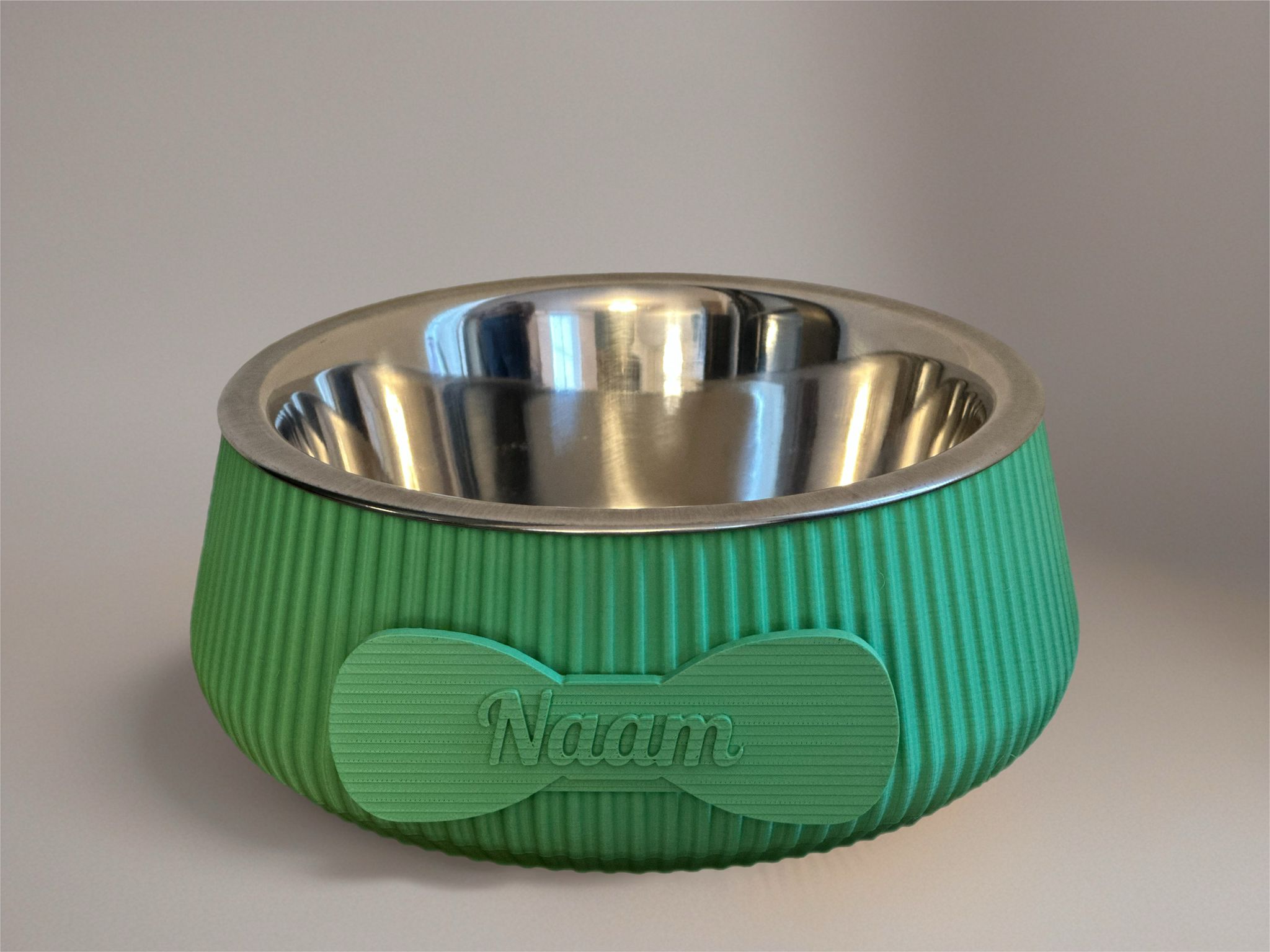 happy woef hondenbowl strik groot