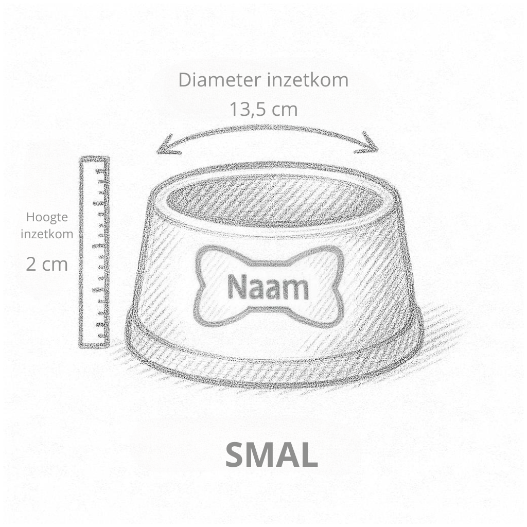 afmeting inzetkom smal strik