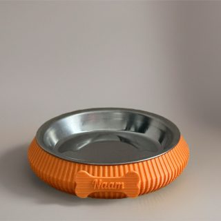 happy woef hondenbowl been smal