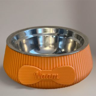 happy woef hondenbowl strik groot