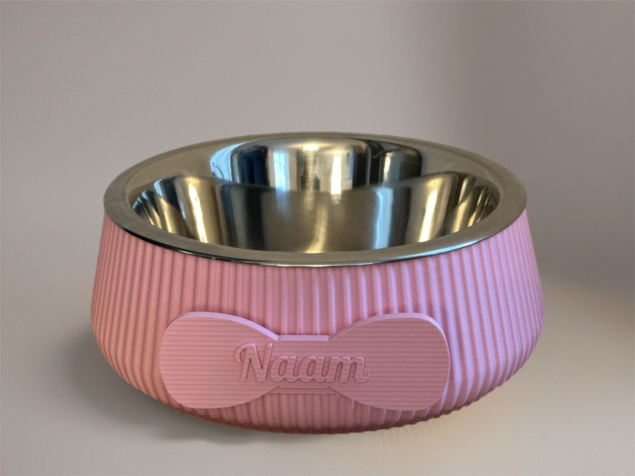 happy woef hondenbowl strik groot