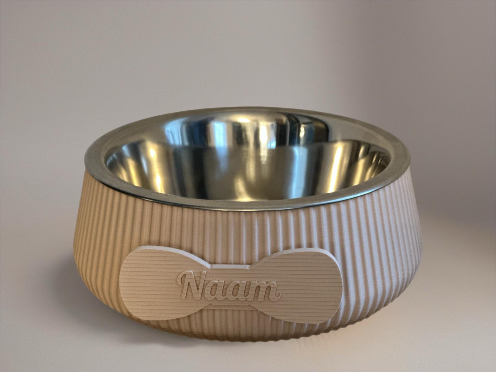 happy woef hondenbowl strik groot