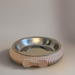 happy woef hondenbowl strik smal