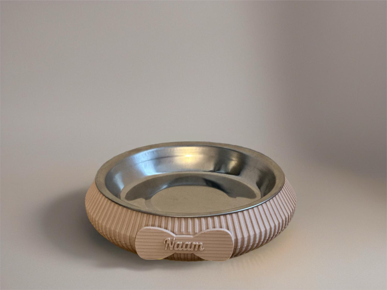 happy woef hondenbowl strik smal