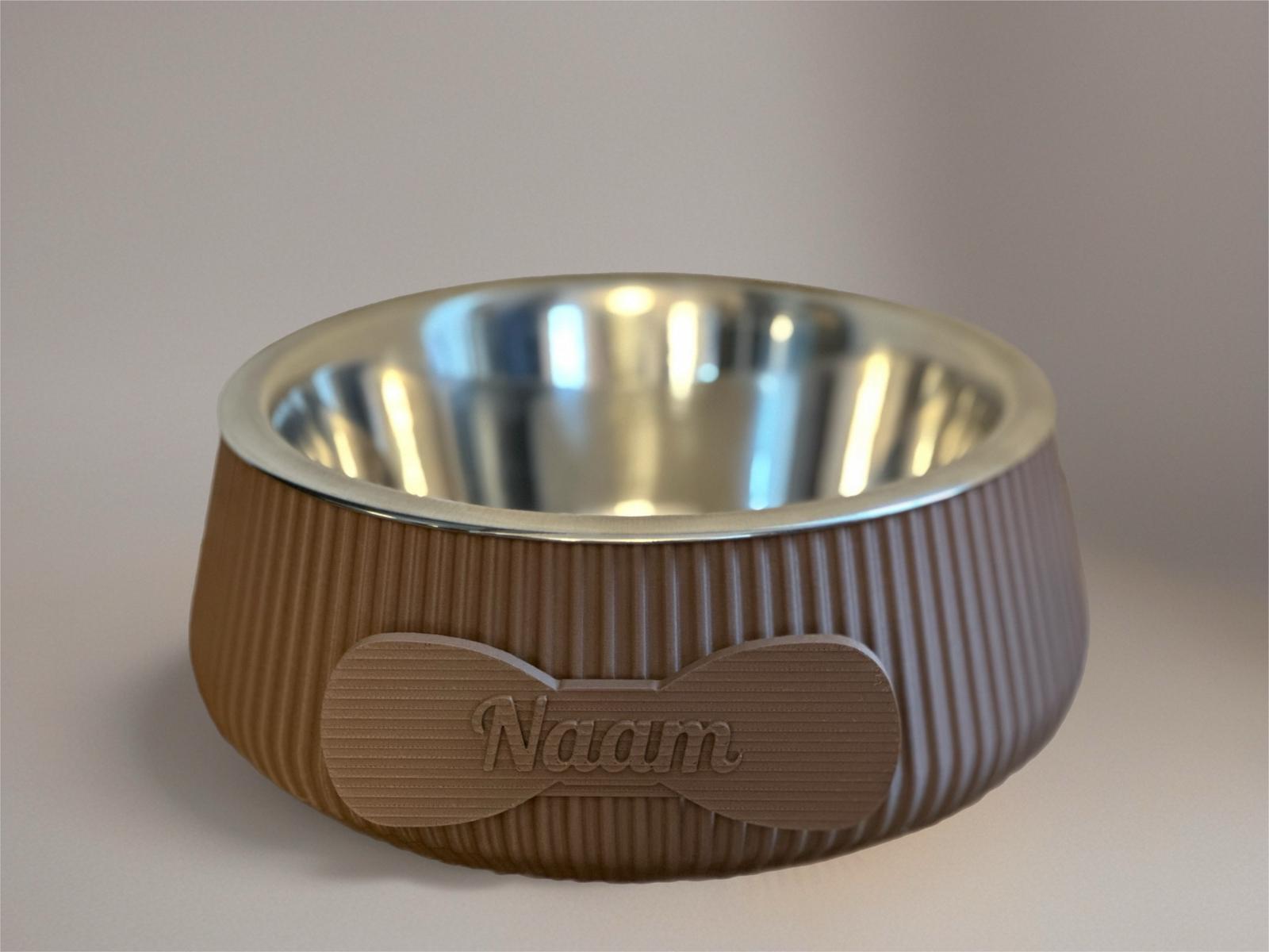 happy woef hondenbowl strik groot