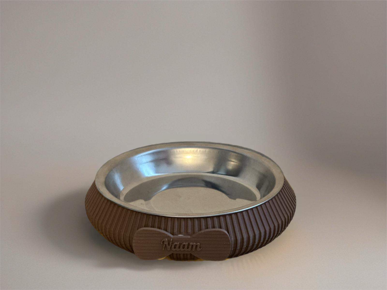 happy woef hondenbowl strik smal