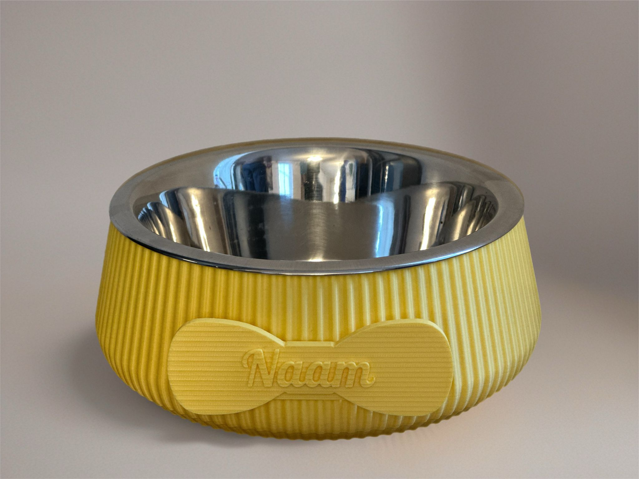 happy woef hondenbowl strik groot