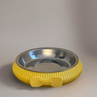 happy woef hondenbowl strik smal