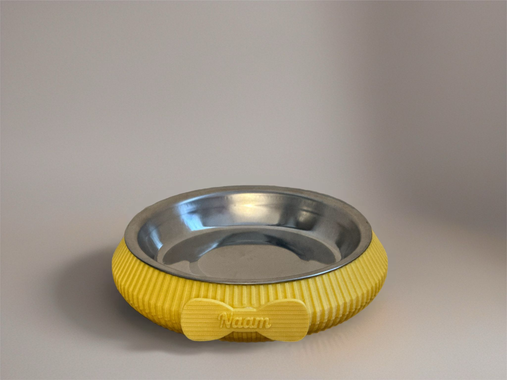 happy woef hondenbowl strik smal