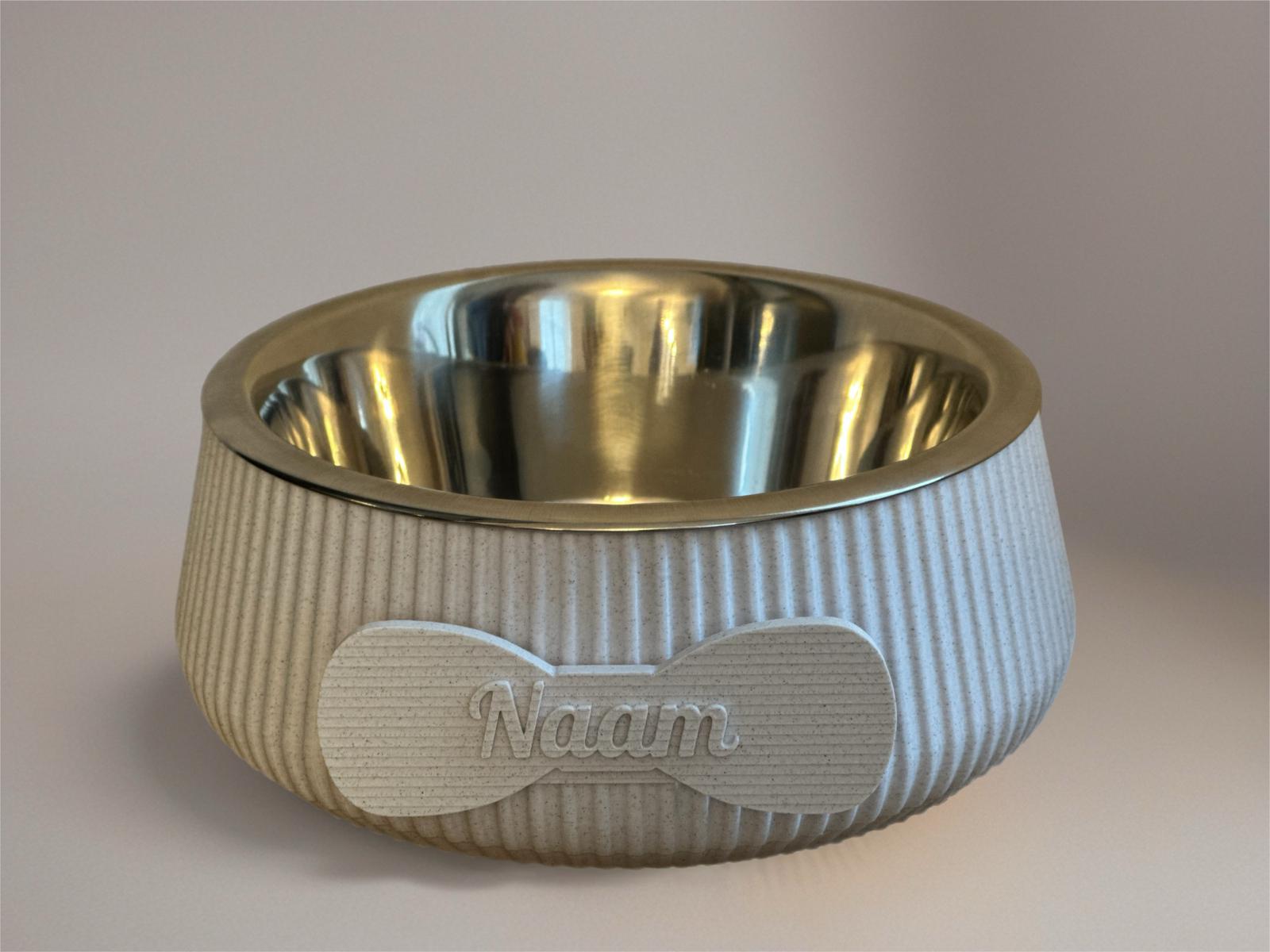 happy woef hondenbowl strik groot