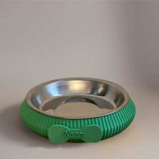 happy woef hondenbowl strik smal