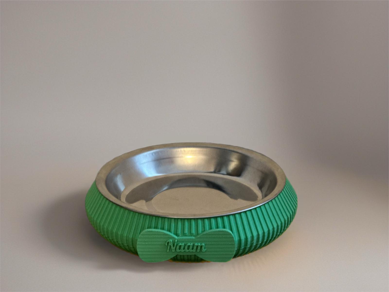 happy woef hondenbowl strik smal