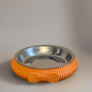 happy woef hondenbowl strik smal