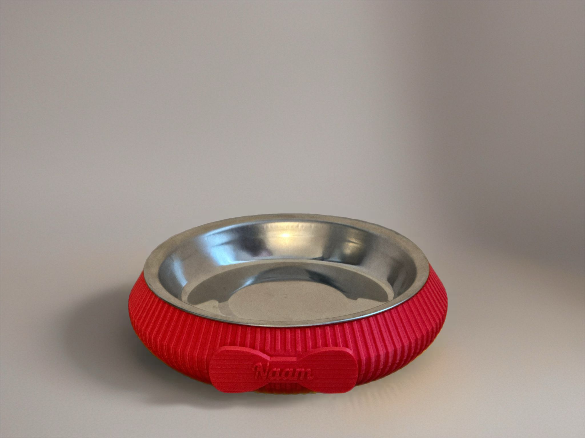 happy woef hondenbowl strik smal